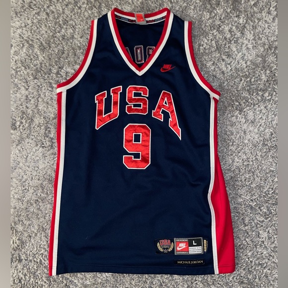 Nike Shirts 992 Usa Dream Team Michael Jordan Practice Jersey Nike